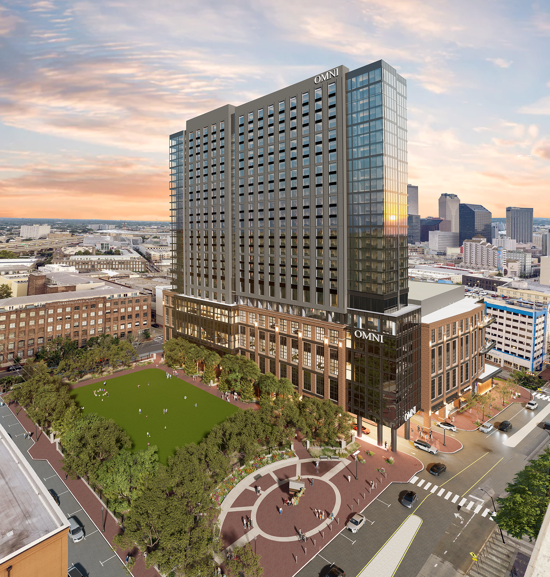 Aerial View of HQ Hotel